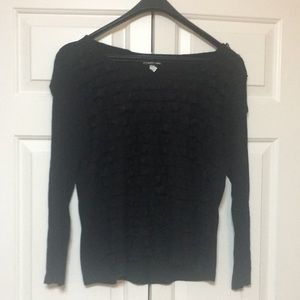 Woman’s black dress shirt